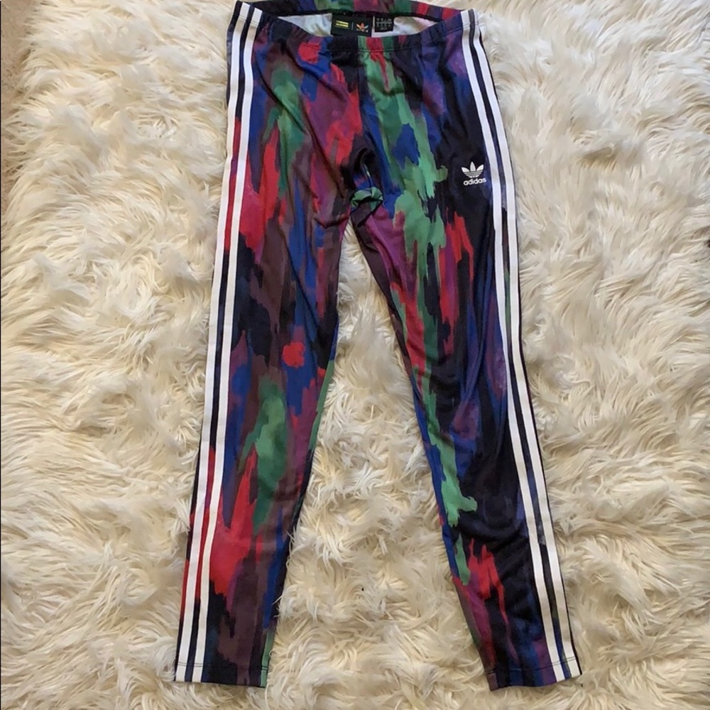 Adidas watercolor leggings